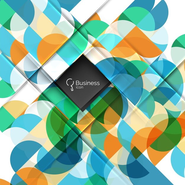 Geometric shape on white vector Vector template background for workflow layout diagram number options or web design