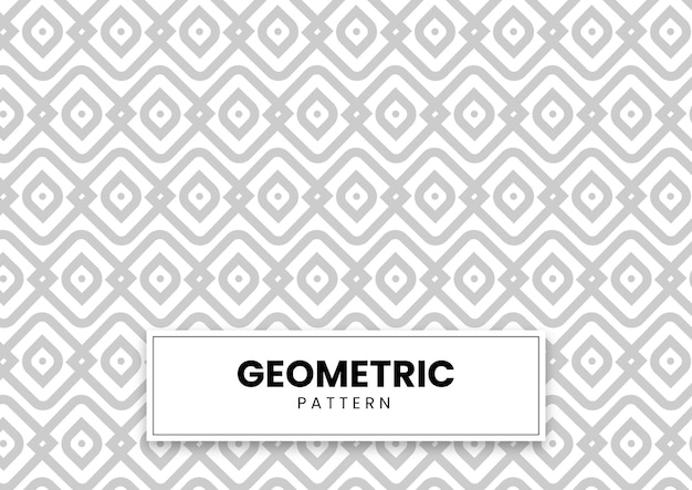 Geometric Simple Modern Pattern Vector Template
