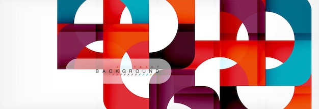 geometric squares abstract banner vector illustration for business brochure or flyer presentation and web design layout