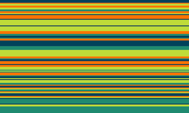 Geometric stripes seamless vector pattern with horizontal lines in varied colours creating an abstract background Ideal for textile design wallpaper or graphic prints