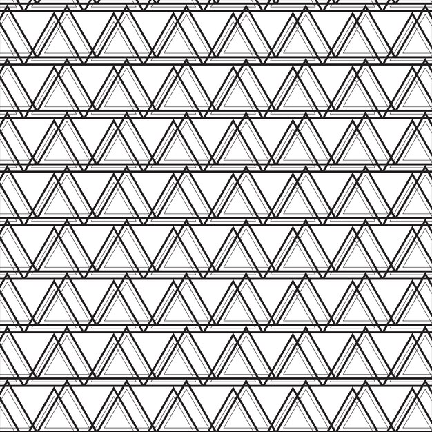 Geometric Triangle Pattern