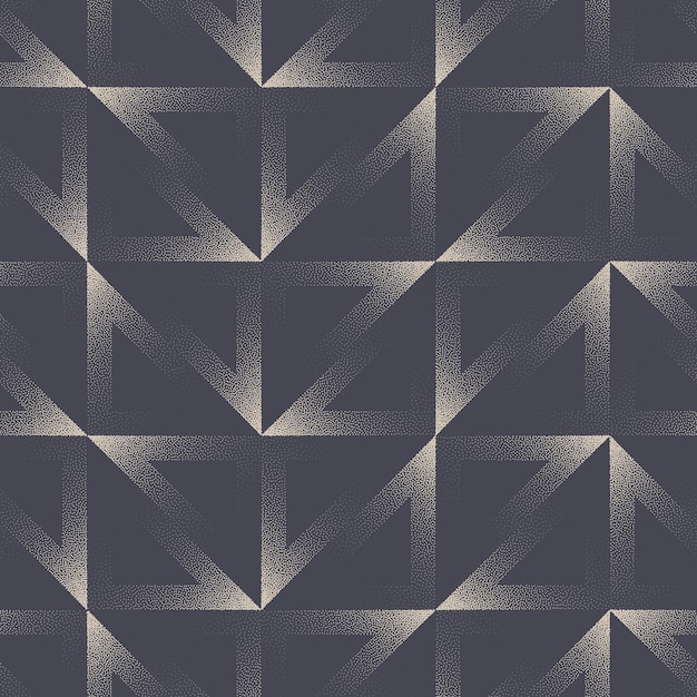Geometric Triangular Grid Seamless Pattern Dot Wok Abstract Background