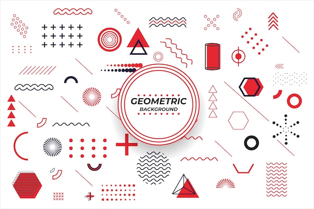 Geometrical design elements background designs