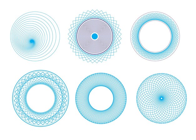 Geometrical Shape Spiro graphic Design