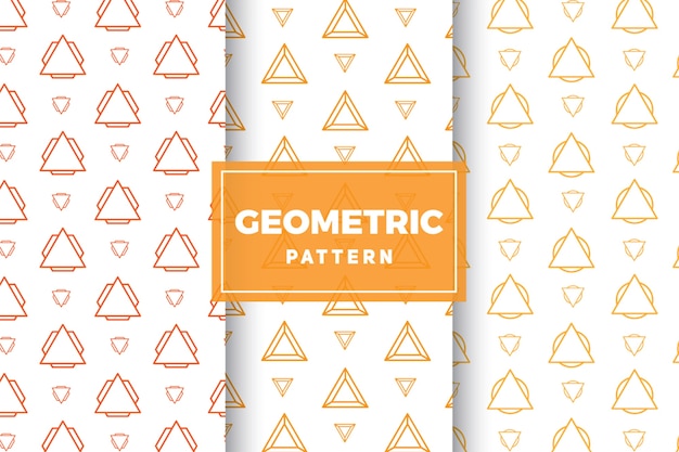 Geometrik Desen Seti. Sade, Minimalist Tasarımlar