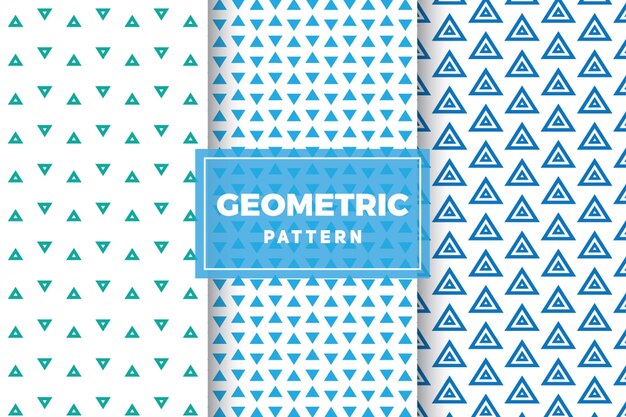 Geometrik Desen Seti. Sade, Minimalist Tasarımlar