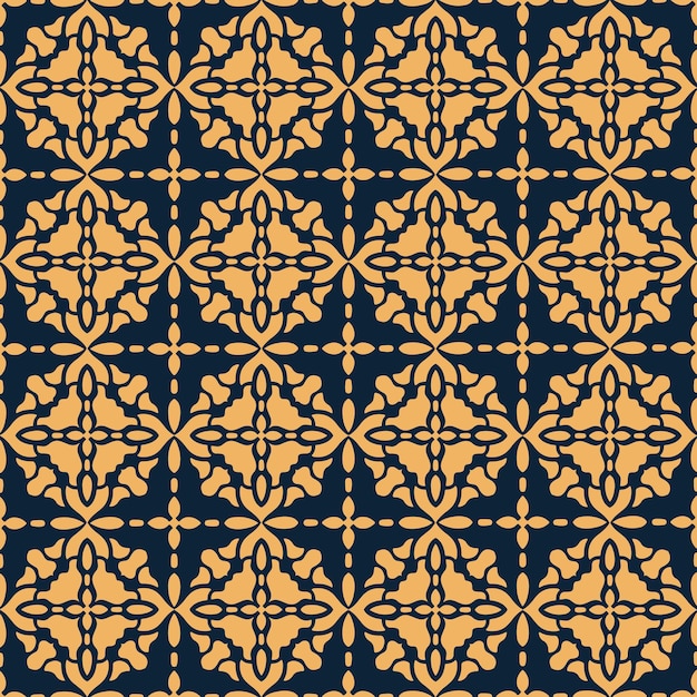 Geometrik öğelerle kesintisiz desen