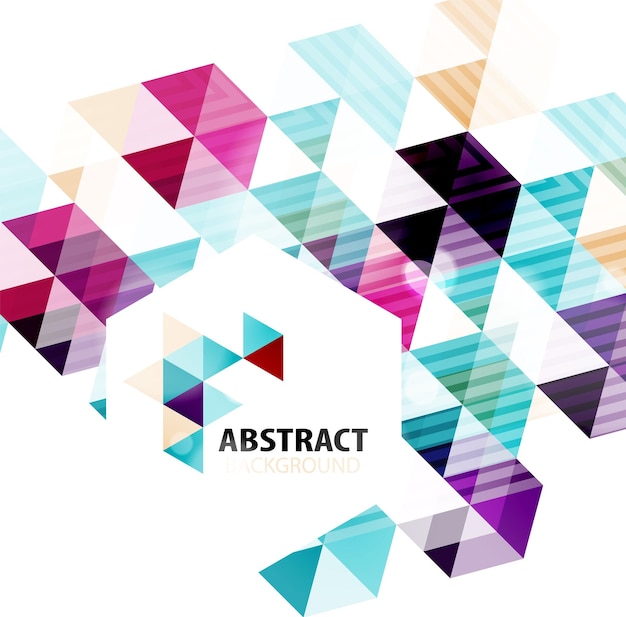 Geometrisk abstrakt polygonal bakgrund