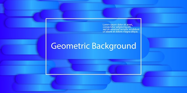 Geometrisk baggrund. Minimalistisk, abstrakt forsidedesign. Kreativt, farverigt wallpaper. Trendy gradient-plakat. Vektorillustration.