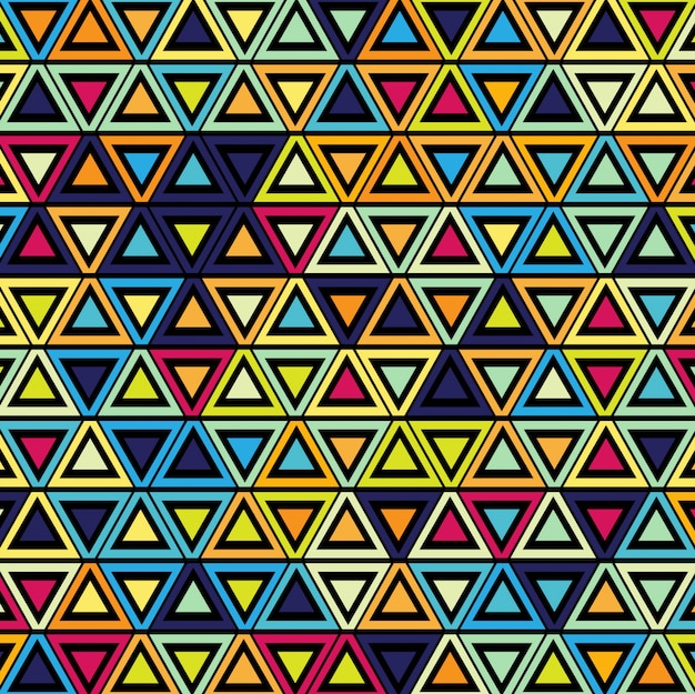 Geometrisk farverigt mønster baggrundsillustration