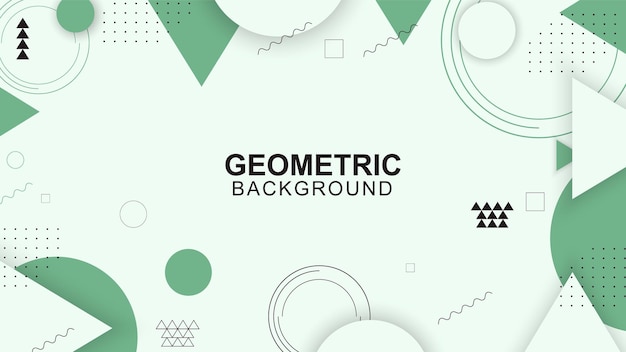 Geometrisk formbaggrund med moderne design
