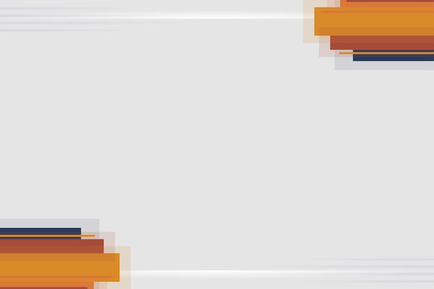 Geometrisk Hvid Banner Baggrundsskabelon