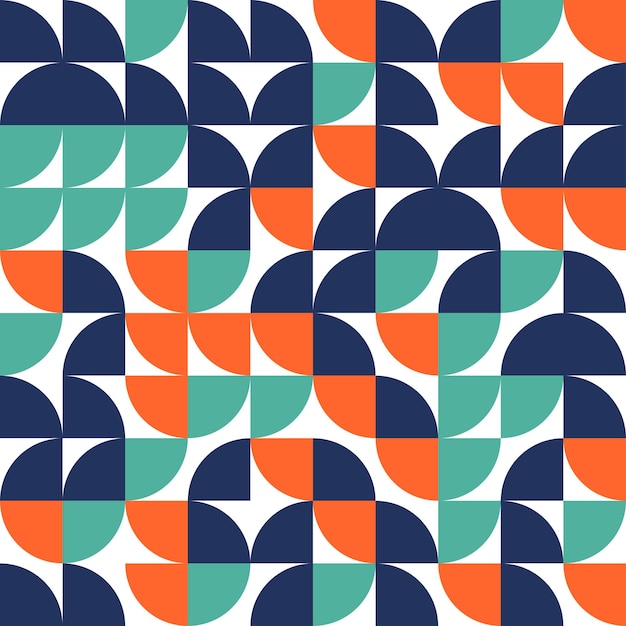 Geometrisk mønster baggrund i fladt design