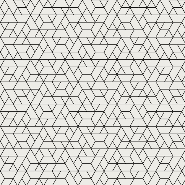 Geometry pattern with hexagon shape