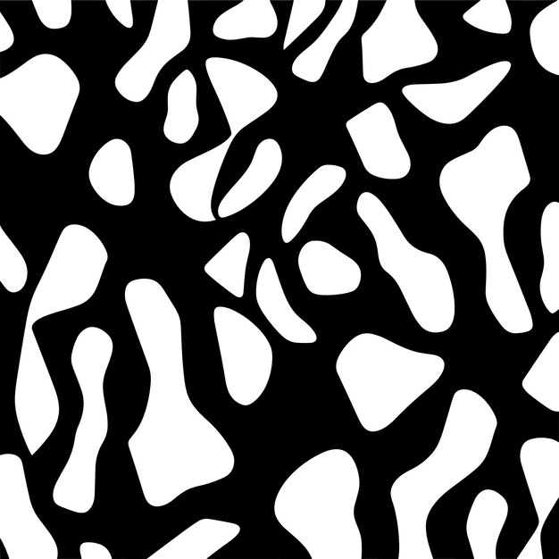 Giraffe skin seamless vector pattern Animal Print Hand Drawn Seamless Vector Pattern