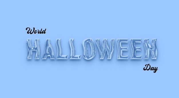 glass text effect font style full editable