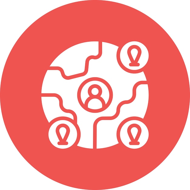 Global icon vector image Can be used for Data Science