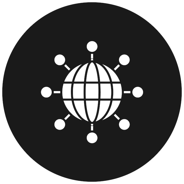 global infrastructure vector icon can be used for data analytics iconset