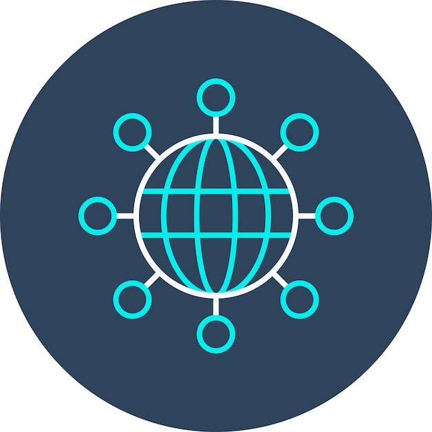 global infrastructure vector icon can be used for data analytics iconset