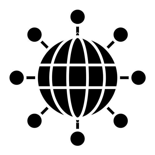 Global Infrastructure Vector Illustration Style