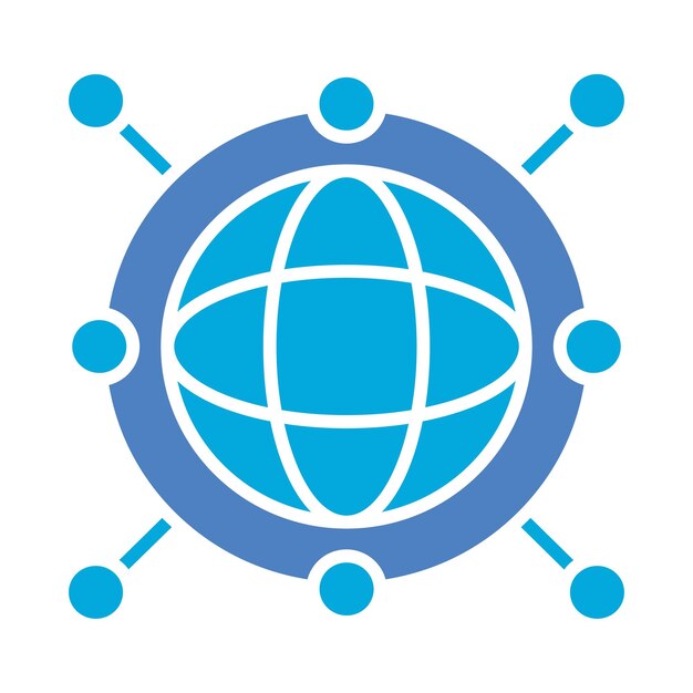 Global nätverksikon