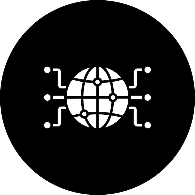 Global nätverksikon