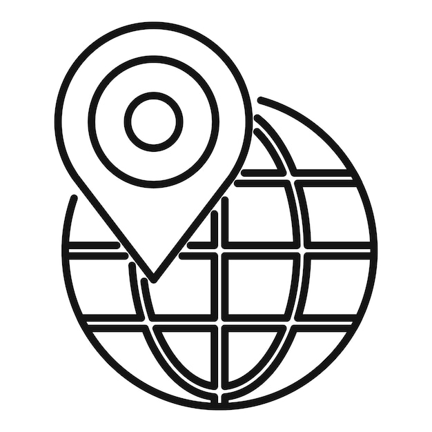 Global positioning system pinpointing location on planet earth