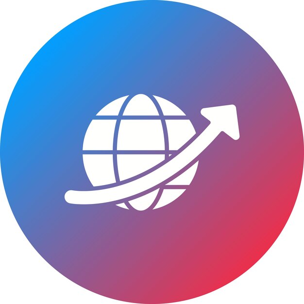Global Progress icon vector image Can be used for Business Management