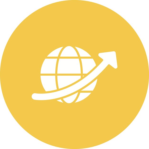 Global Progress icon vector image Can be used for Business Management