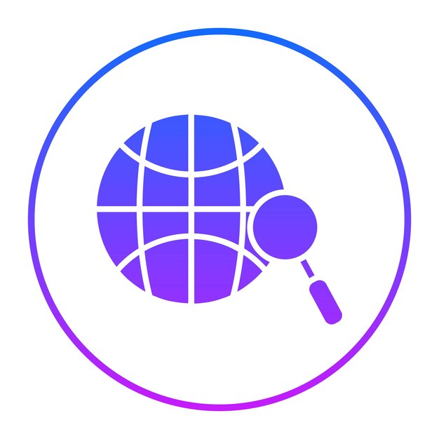 Global Research Vector Illustration