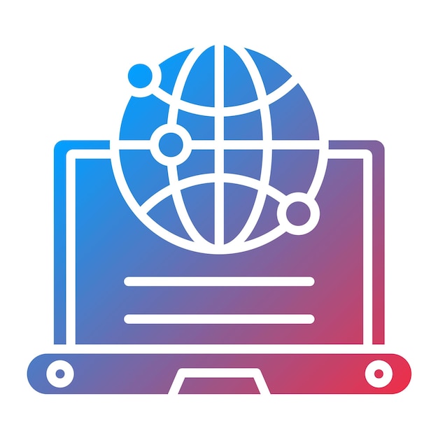 Globalization icon vector image Can be used for The Future