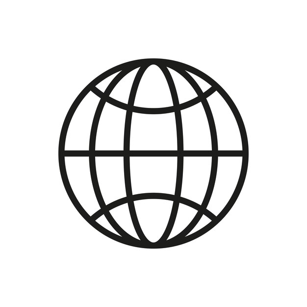 Globe icon vector design templates simple and modern