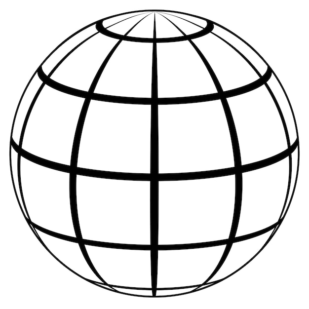 Globe planet icon high quality