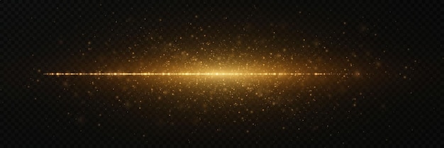 glow light effect with magic dust line explosion with dusty sparkles
