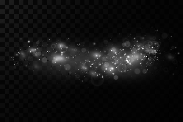 Glow lyseffekt Vektorillustration Jule flash dust