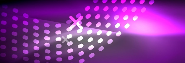 glowing abstract wave on dark shiny motion christmas and new year magic space light techno abstract background