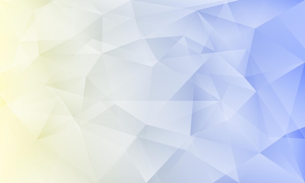 glowing blue and white modern triangle polygon pattern background