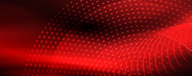 Glowing light particles in dark neon space magic glow shiny abstract background