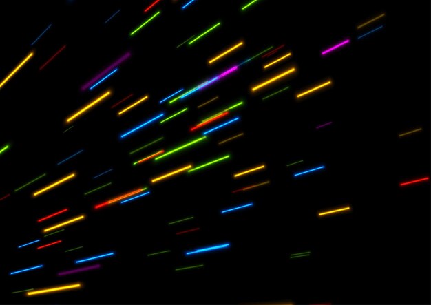 Glowing scifi retro background with neon laser lines