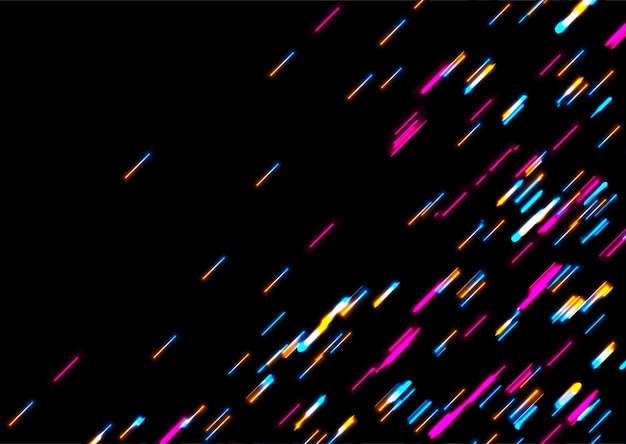 Glowing scifi retro background with neon laser lines