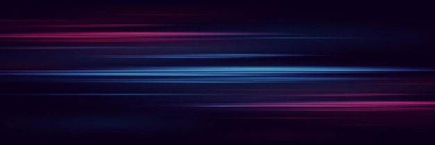 Glowing stripes Beautiful flashes of light on a dark background
