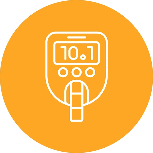 glucose checkup icon vector image can be used for health checkup