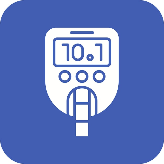 glucose checkup icon vector image can be used for health checkup