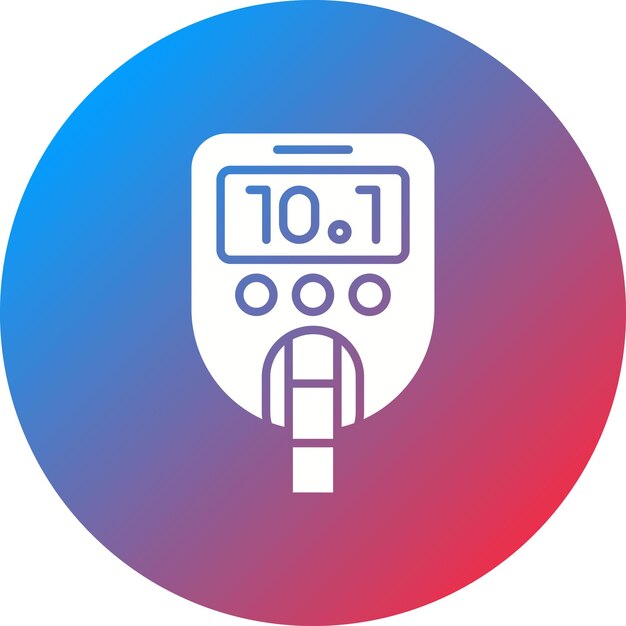 glucose checkup icon vector image can be used for health checkup