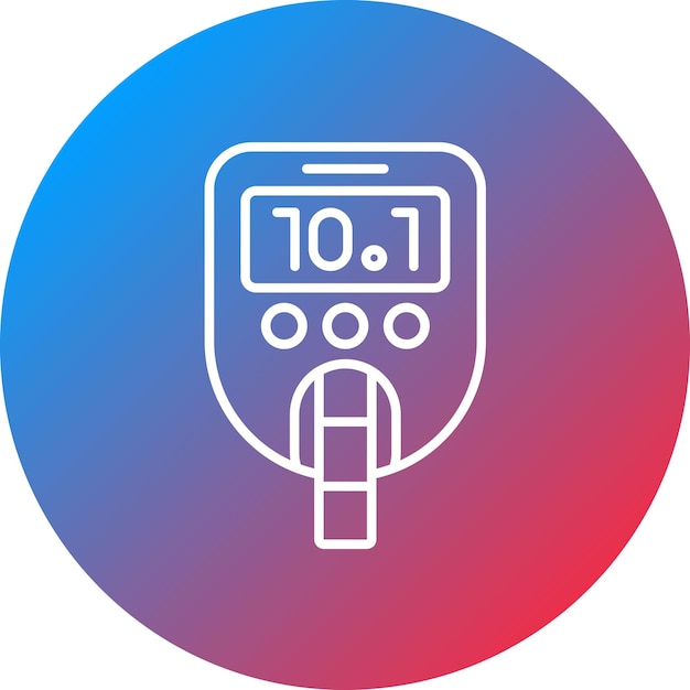glucose checkup icon vector image can be used for health checkup