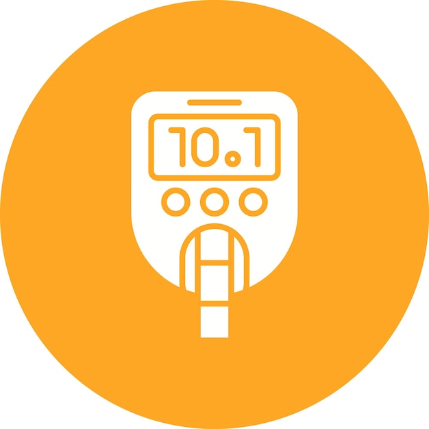 glucose checkup vector icon can be used for health checkup iconset