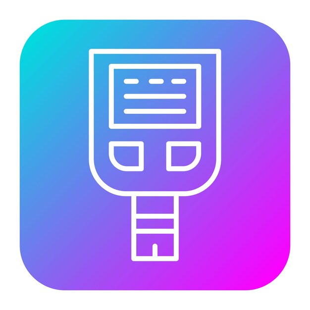 Glucose Checkup vector icon Can be used for Health Checkup iconset
