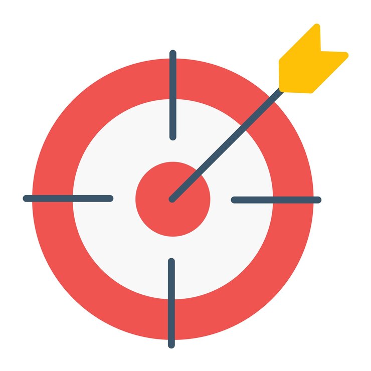 Vektor goal flat illustration