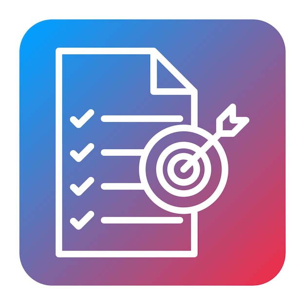Goal Setting icon vector image Can be used for Action Plan