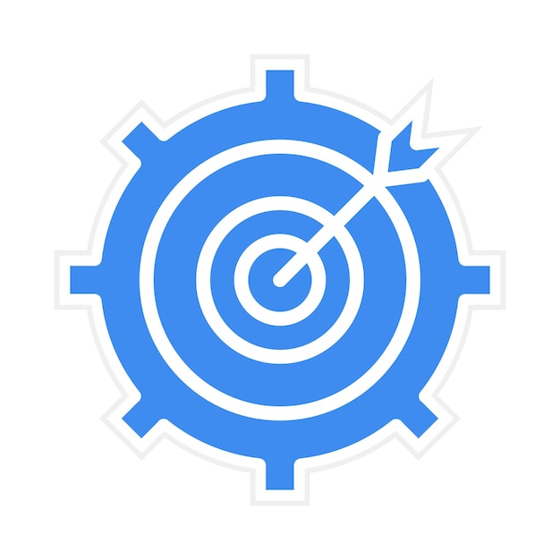 Goal Setting icon vector image Can be used for Organization